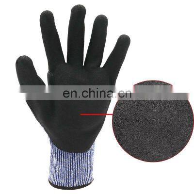 Nitrile Cut Resistant TPR Architecture Industrial Gloves Anti Impact Safety Cut5 Mechanical Work Glove photo-3