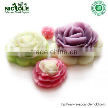 3D Silicone Candy Fondant High Quality Veined Cake Decoration Flower Silicone Molds photo-4
