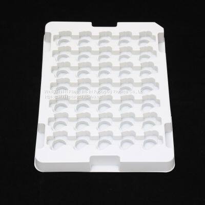 blister packaging trays vacuum forming white plastic blister trays  thickness 1mm