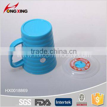 Ripple Design Portable Microwave Soup Mug With Cover photo-4