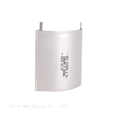 Manufacturer Hot Selling Special Shaped Battery UFX 015253 180mAh 3.7V For Curved Smart Ring