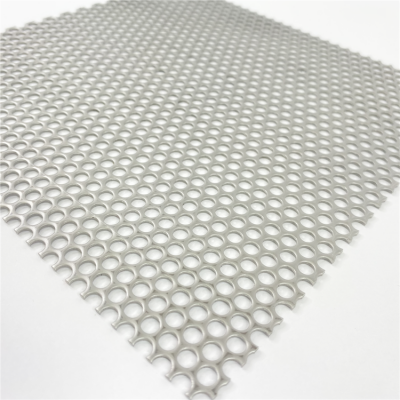 Customized Round Hole 304 Stainless Steel Perforated Metal Sheet For Decoration photo-3