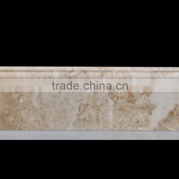 beige marble skriting 600*150mm