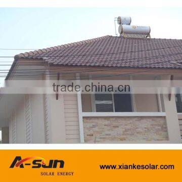 Indoor High Quality Low Pressurized Galvanized Steel Water Solar Heater photo-3