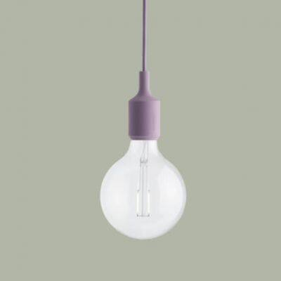 E27 Lamp Holder, Colored Silicone Pendant Light, Chandelier, Ceiling Lamp photo-2