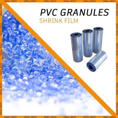 Plastic Granules High Quality Heat Shrink Sleeve Bottle Packaging Pvc Shrink Film Label Roll PVC Compound Pellets photo-2