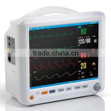 2016 New 12.1 inch Touch Screen High Performance Multi Parameter Patient Monitor