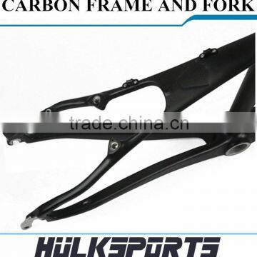 High Quality Cheap 20inch BMX Carbon Bicycle Frame Carbon Fork Carbon BXM Frame photo-6