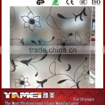 high quality art frosted glass pattern