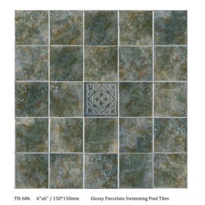 Premium 150x150mm Porcelain Swimming Pool Tiles From Foshan YUPURONG photo-4