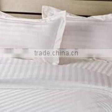 100% cotton stripe bed sheet set