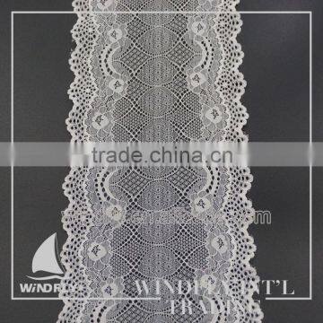 Various Colors & Designs Available Polyester And Nylon 100% Swiss Lace Trim