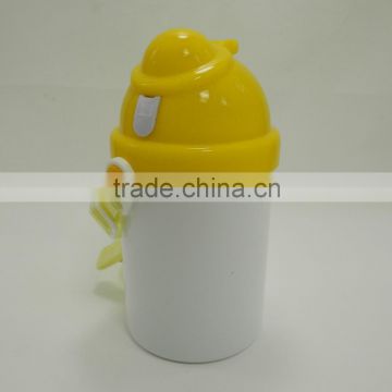 wholesale 400ml 3D sublimation children water bottle, Plastic cup, thermos flask