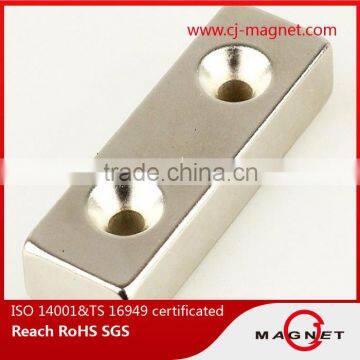 countersink neodymium magnet with super HCJ