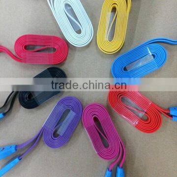 New 2015 LED Smiley Face Micro USB Cable for IPhone 6s 6G 5G photo-3