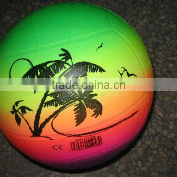 rainbow volleyball/beach ball/pvc toy ball