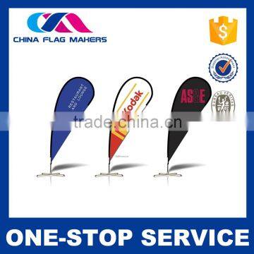 New Arrived Oem Design Customize Shop Open Teardrop Straight Banner