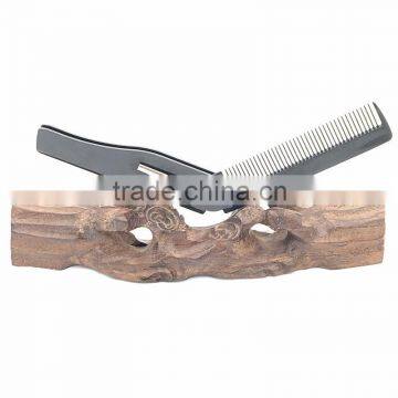 Hair Beauty Folding Moustache & Beard Comb Hairbrush Beauty Tools for Men Women Customized Logo Available photo-2