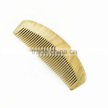 100% Natural Green Sandalwood Portable Sandal Wood Hair Care Comb