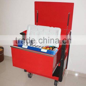 Outdoor cooler box with speaker for outdoor speaker and outdoor bluetooth
