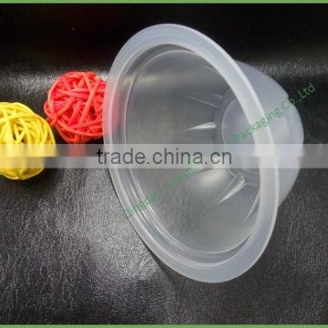 Best Price Clear round bottom Food grade PP disposable plastic jelly /pudding cups/bowls