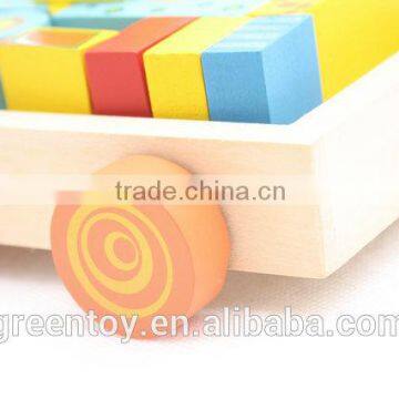 wooden car toy Children Pull and push cars