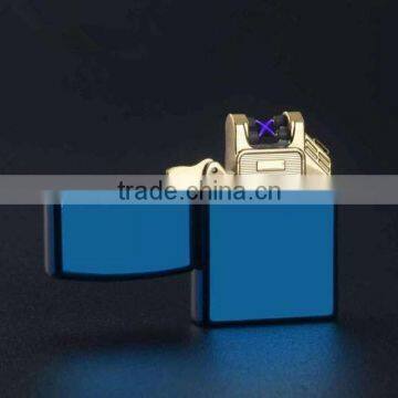 New arc lighter Double Pulsed Arc Slim Windproof cigarette cigar Lighter Personality Electronics usb novelty smoking Lighter                        
                                                Quality Choice
                                           