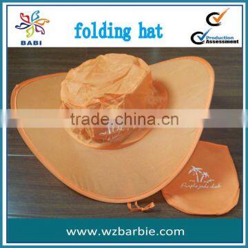 fashion folding traveling hat