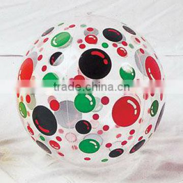 PVC colorful inflatable beach ball/ promotional inflatable ball