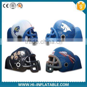 2015 hot sale inflatable helmet tunnel, inflatable football helmet tunnel