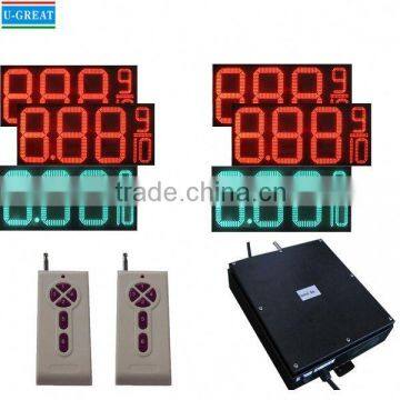 hight brightness 7 segment led display 1 digit for gas and oil station