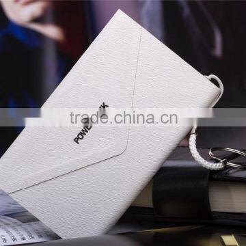 2016 New Ultra Thin Envelope Style Leather Power Bank photo-2
