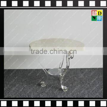 2016 Hotel/home Display Acrylic Living Room Coffee Table With Round Marble Top From China
