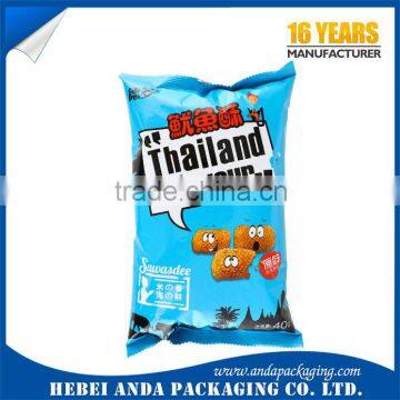 Gravure Printing Aluminum Foil Chips Packaging Bags/ Plastic Bag for Potato Chips/Snack Food Plastic Packaging Bag