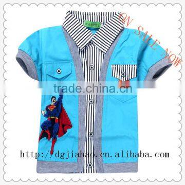 cotton short sleeve boys fancy shirts