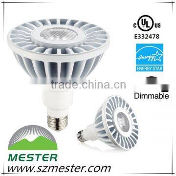 UL CUL dimmable 17w green light led Par38, cob led par38