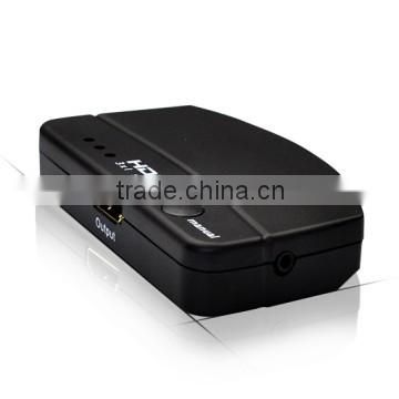 3 in 1 out HDMI switch selector with remote control