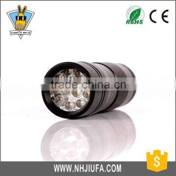 JF 12 Led 390nm-365nm Purple Light uv Flashlight, uv Blacklight Flashlight Urine Detector, uv Led Torch photo-2