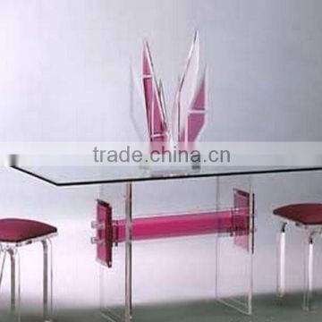 GH-RZ457 Eco-friendly and durable Top Grade Tea Tables Acrylic Coffee Table ,Customized acrylic table