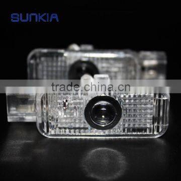 2pcs/lot Good Quality S-Line Logo Door Light Auto Ghost Shadow Lamp Car Projector Bulb Crees 3W Specific for TT R8 A4 A6 Q5 Q7