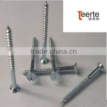 slotted countersunk head wood screw