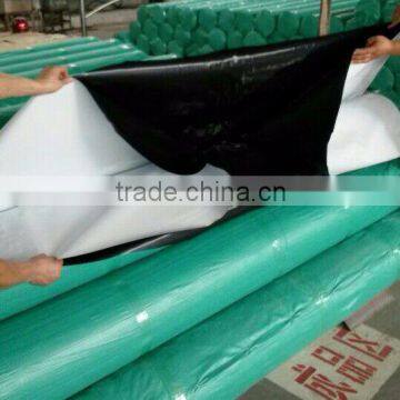 Black white polyethylene sheeting panda film