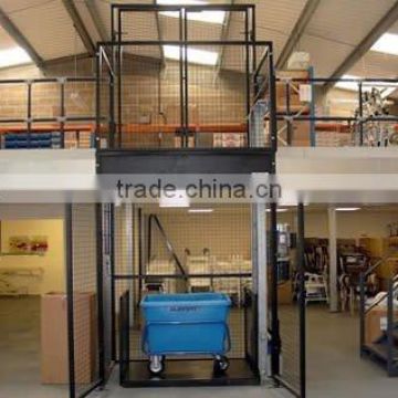 2.4m hydraulic vertical cargo platform lifts for sale