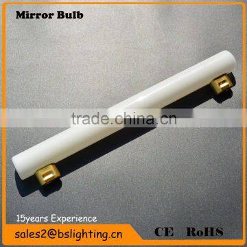 s14s 35w 2700k 200lm 30*300mm glass tube bathroom filament mirror light/vanity mirror led light