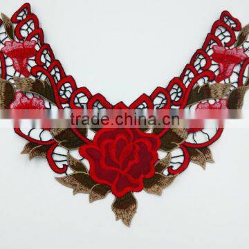 2015 New design multi-color lace collar