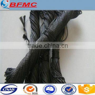 graphite rope(cord) twisted braided carbon fiber rope