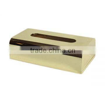 classical hot sale golden tissue box