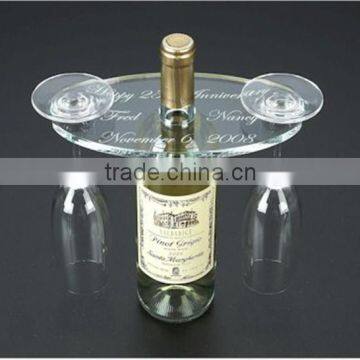 New desgin acrylic wine holder display for bottle wine