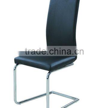 black arch leather dining Chair