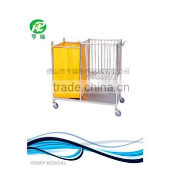 Hospital furniture stainless steel medical dressing trolley cart